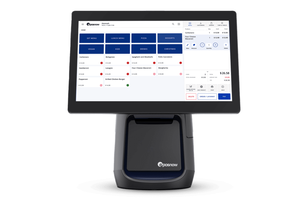 Epos Now tablet terminal