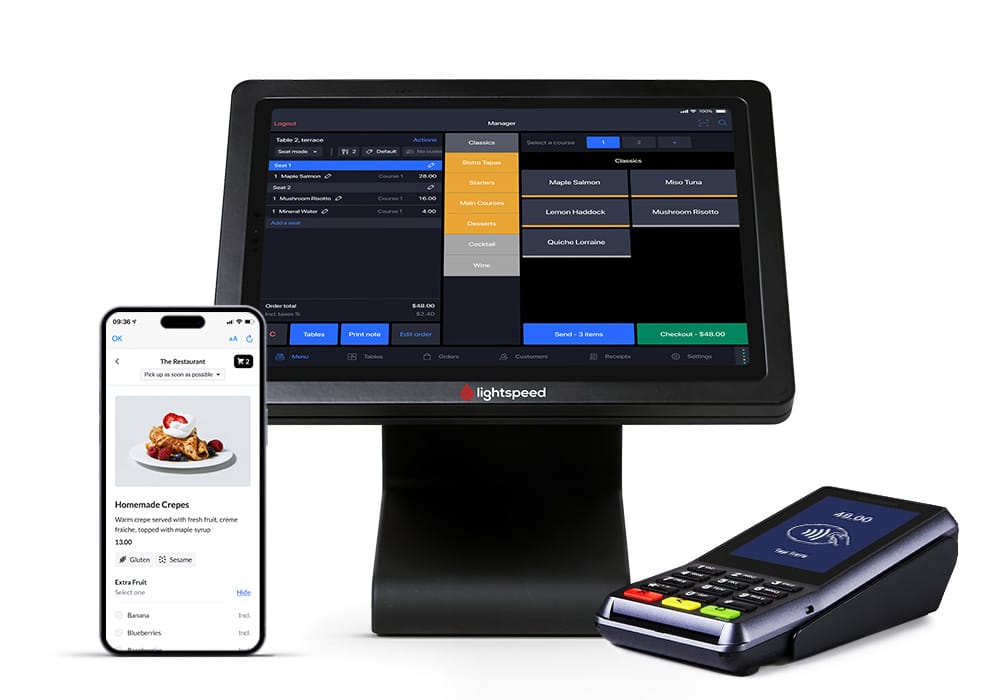 Lightspeed Restaurant POS hardware and software