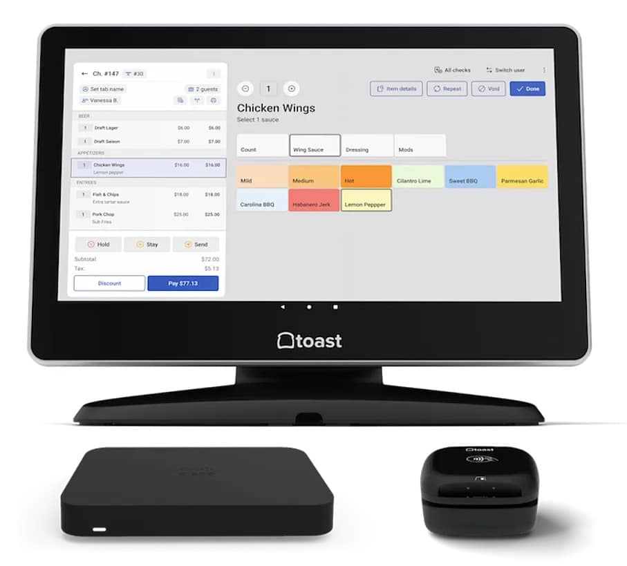 Toast POS hardware