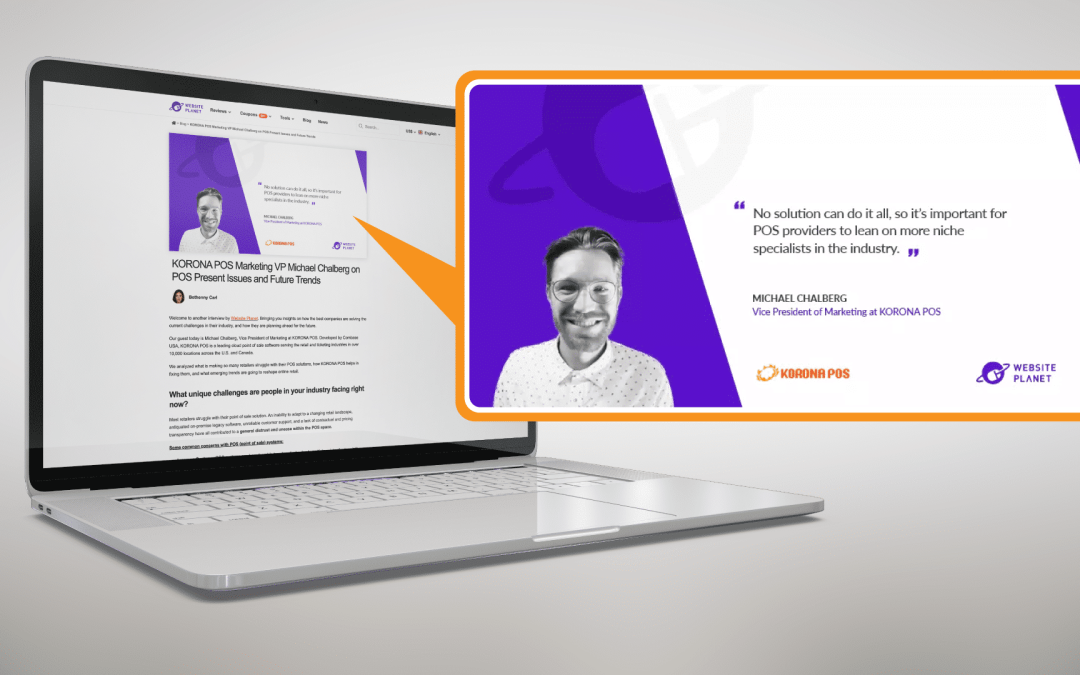 Interview: KORONA POS Featured on Website Planet
